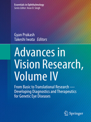 cover image of Advances in Vision Research, Volume IV